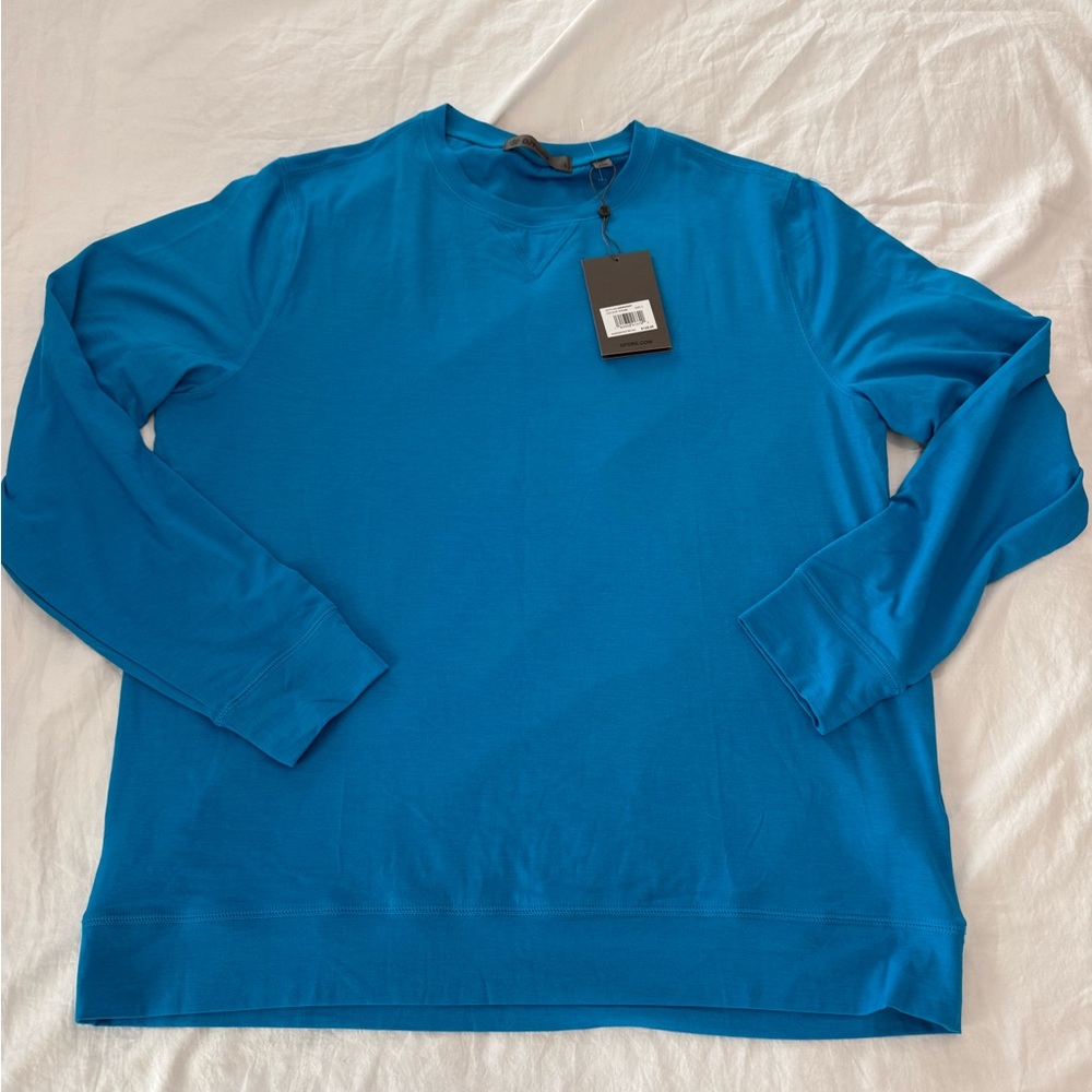 G/FORE Men's Blue Long Sleeve Shirt NWT 0027